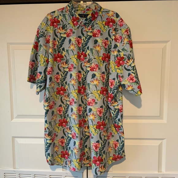 Ralph Lauren 3XLT Men’s Cotton Short Sleeve Button Down Collared Shirt - Picture 1 of 9